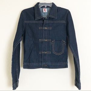 EUC! True Religion Denim Trucker Jacket